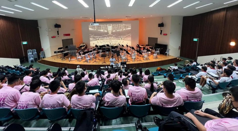 東石國民中學師生遠赴星馬  教育參訪暨管樂團交流活動