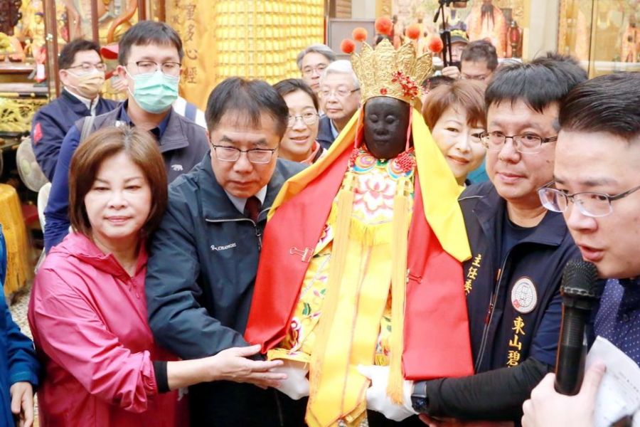 台南東山碧軒寺迎佛祖清晨莊嚴起駕