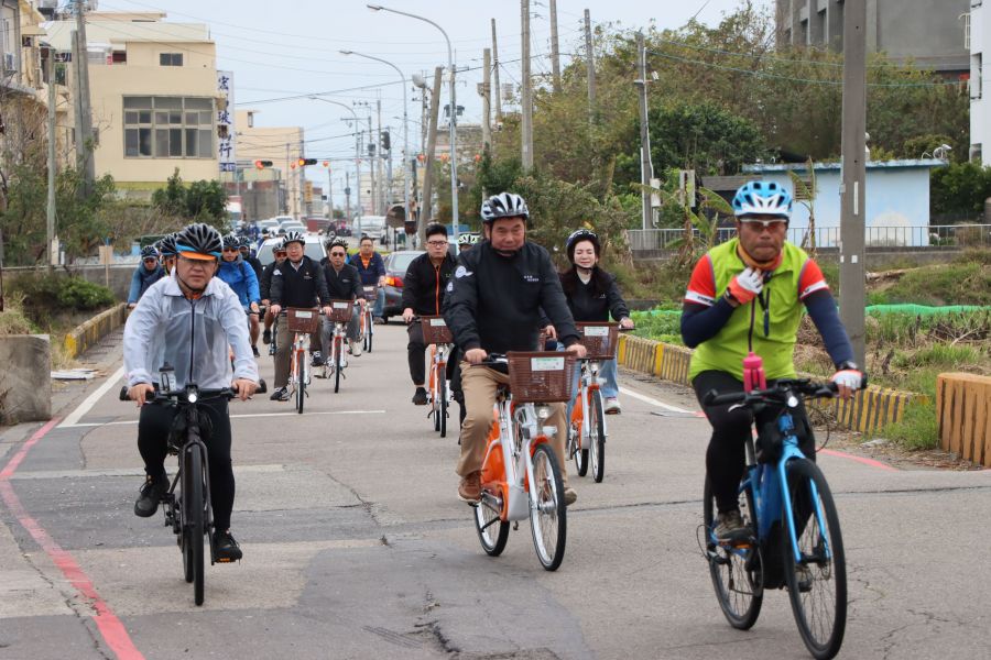 「臺灣騎時很美麗」自行車環島抵達苗栗