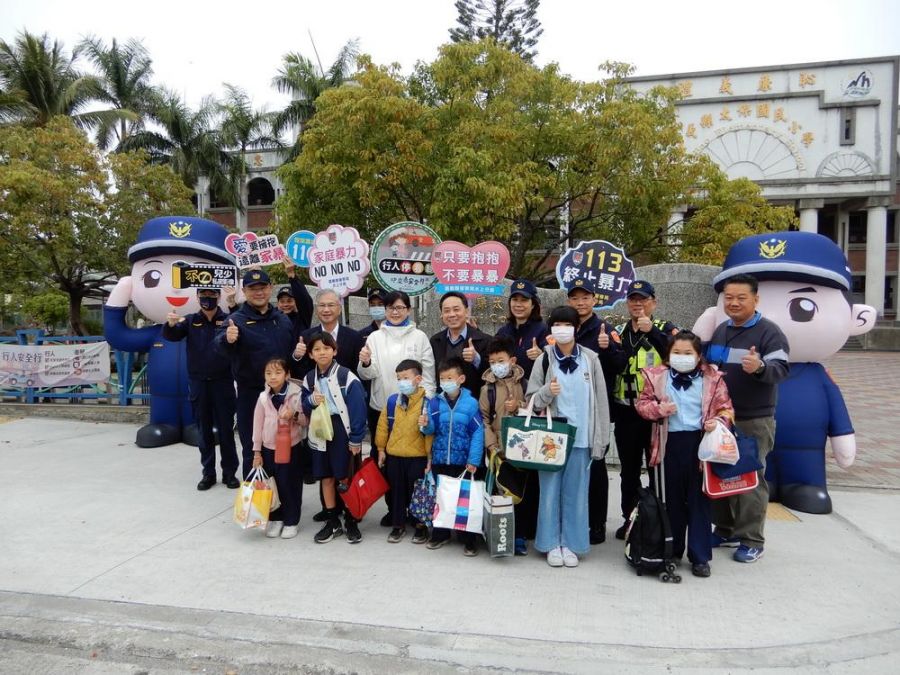 嘉縣警出動守護兒少安全  縣警局長 太保市長齊關心