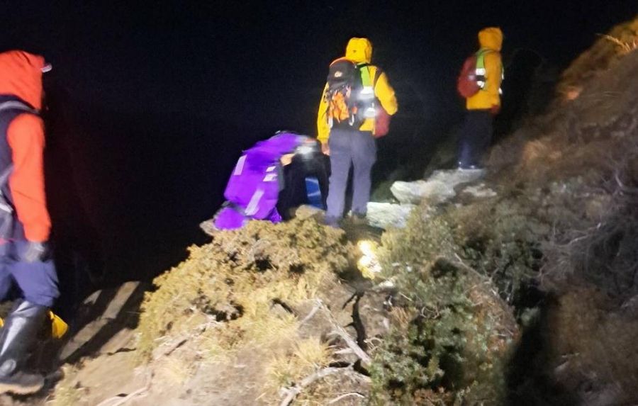 獨登合歡山北峰的女山友在回程時迷路