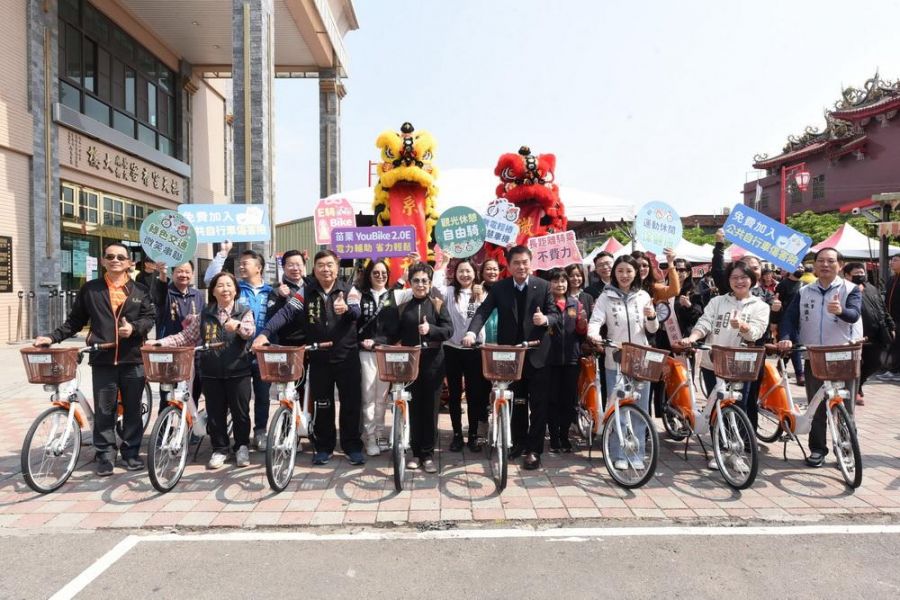 白沙屯拱天宮媽祖進香　YouBike升級版海線3鎮開通