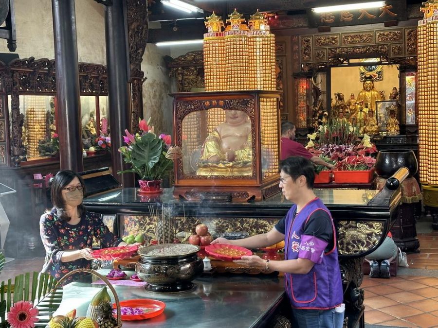 觀音菩薩聖誕  人安鳳山站祈求 庇祐寒士平安順遂